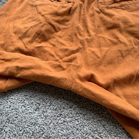 Old Navy Linen Blend Straight Leg Cropped Pants Size Medium - Picture 8 of 8